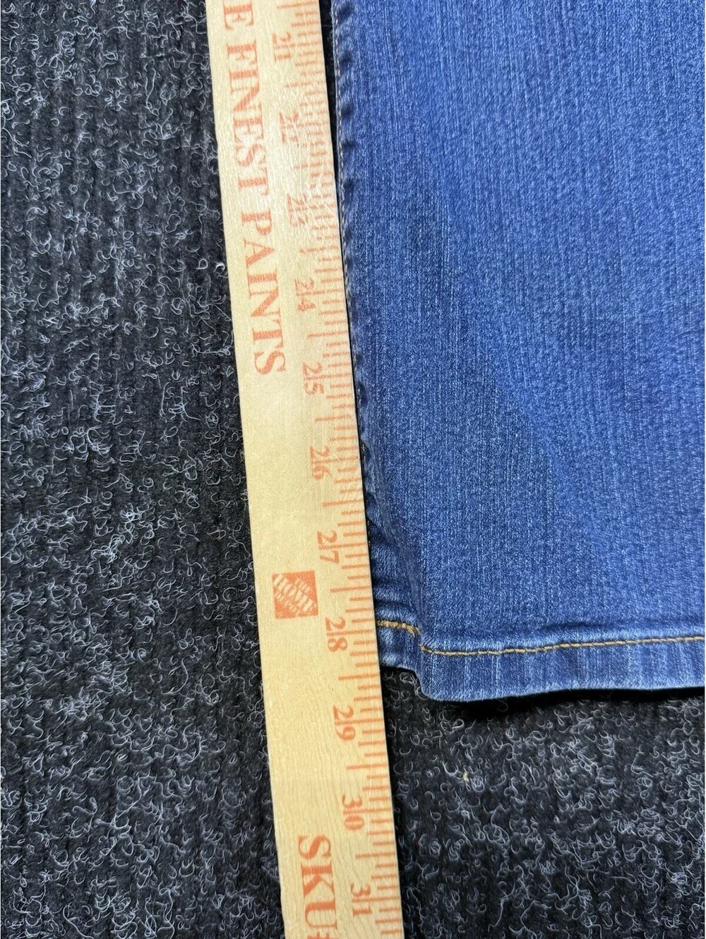 Children’s Place Girls Size 18 Plus Bootcut Jeans Medium Wash Distressed Denim